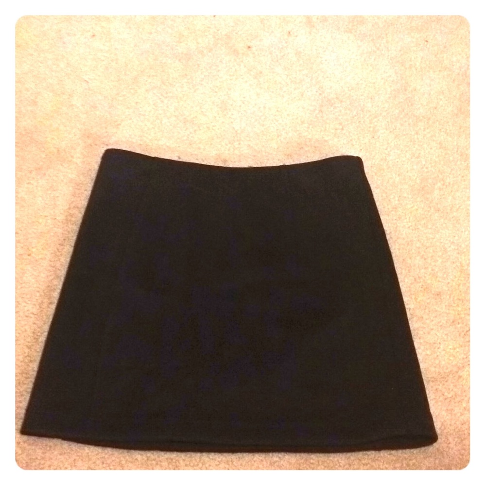Dark Charcoal suede skirt